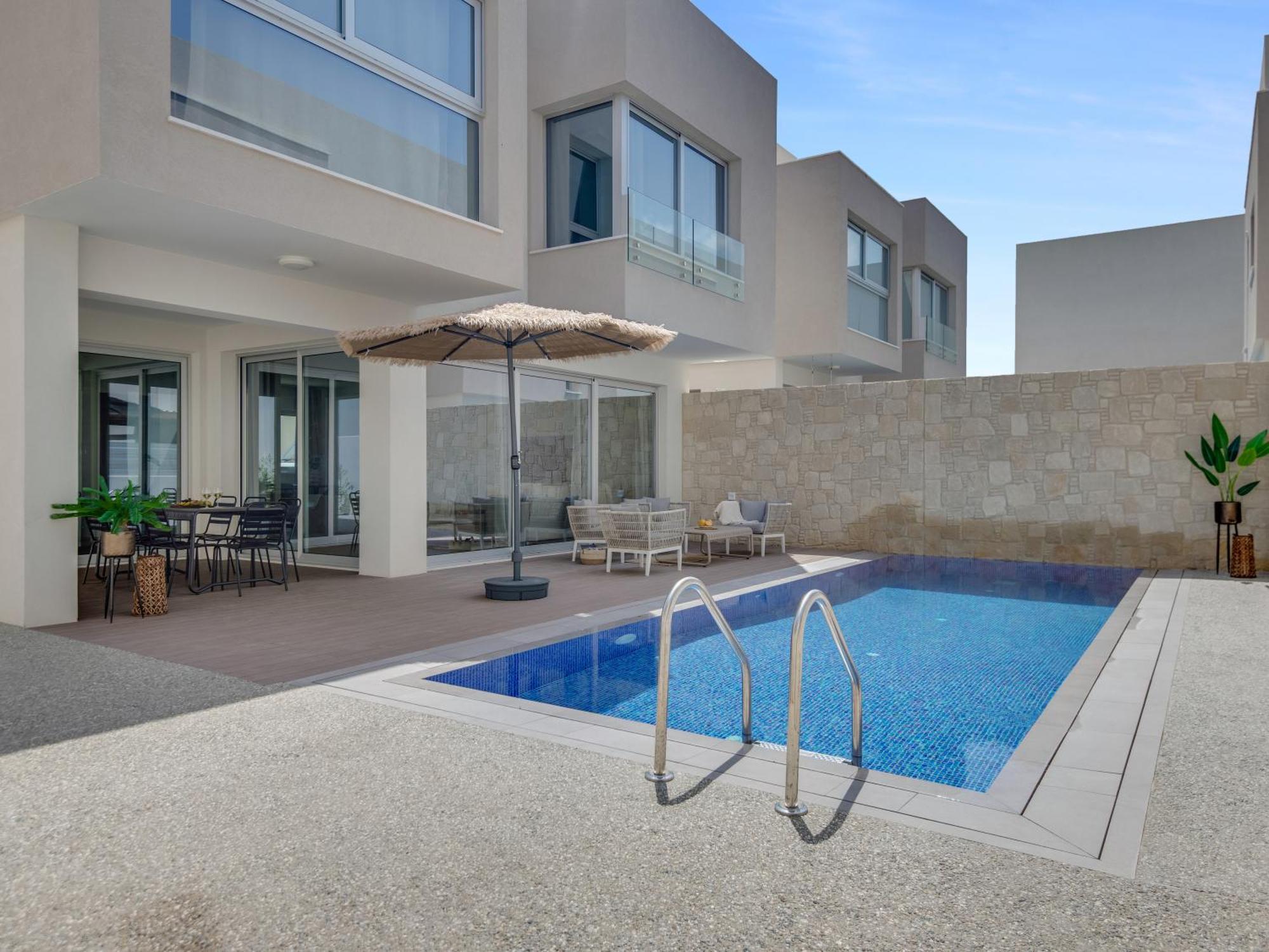 Sanders Mythical Blue Villas Paralimni Buitenkant foto